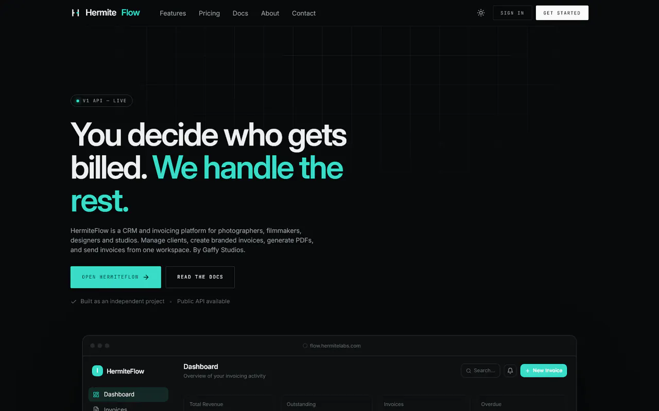 HermiteFlow homepage